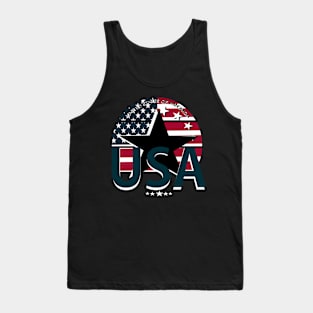 USA flag Tank Top